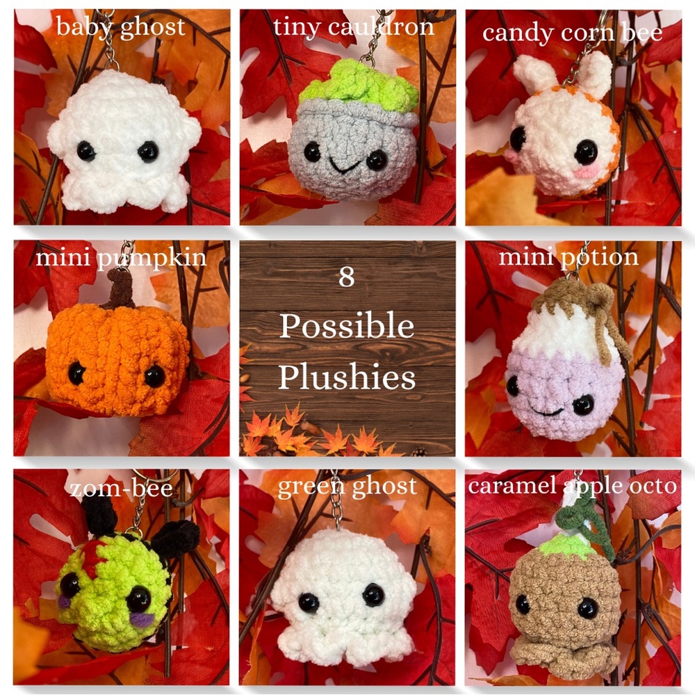 Crochet Halloween Mystery Plush Keychain Blind Bag - Picture 2 of 10